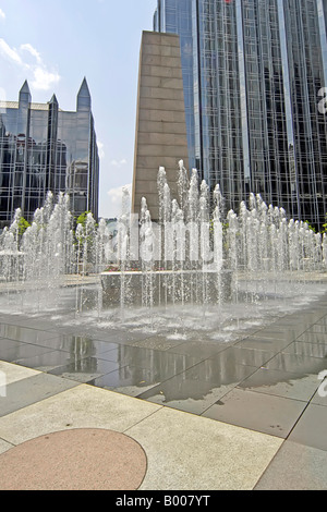 PPG-Platz in der Innenstadt von Pittsburgh Pennsylvania Stockfoto