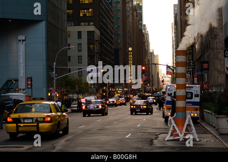 Blick nach Süden auf der Lexington Avenue New York City, NY, USA Stockfoto