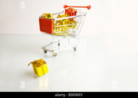 Christmas shopping Stockfoto