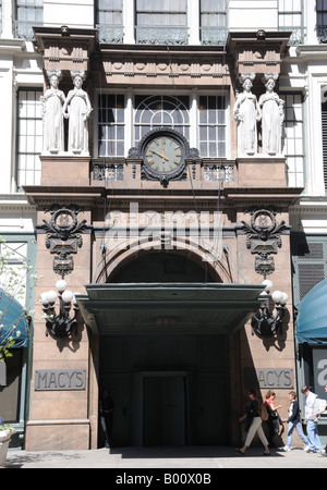 Der älteste Teil des Kaufhaus Macy's in Manhattan stammt aus dem Jahr 1901-1902. Es ist ein Wahrzeichen der Stadt New York. Stockfoto