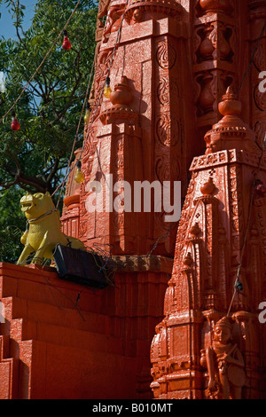 Indien Rajasthan Pushkar der Brahma-Tempel soll der einzige vorhandene Tempel gewidmet Herrn Brahama Stockfoto