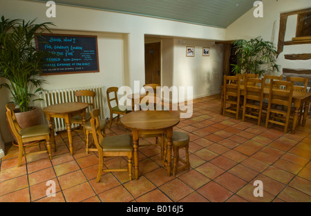 17. Jahrhundert drei Tuns Inn Hay on Wye Powys Wales UK EU aus 1600 Speisesaal Stockfoto