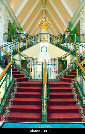 Die innen liegende Treppe Marriott Marco Island Resort in Marco Island Florida USA Stockfoto