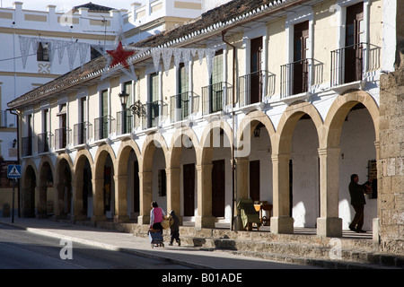 Calle Armiñan Ronda Andalusien Provinz Malaga Spanien Stockfoto