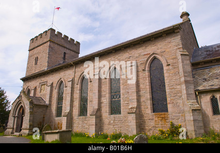 S Marienkirche in Hay on Wye Powys, Wales UK EU Stockfoto