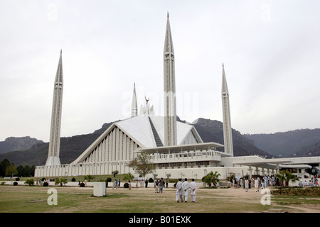Die Shah Faisal Moschee in Islamabad, Pakistan Stockfoto