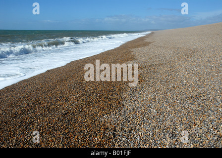 Steinen auf Chesil Beach Dorset Stockfoto