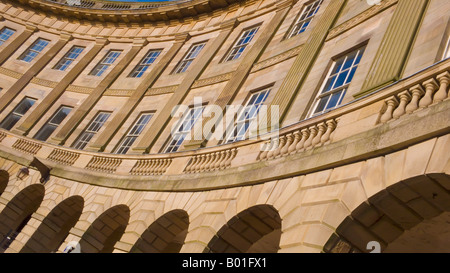 Herzog von Devonshire georgischen Crescent in Buxton Spa Derbyshire England UK GB EU Europa Stockfoto