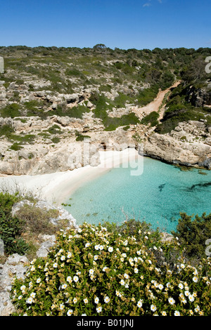 Es Calo des Marmols Strand. Mallorca-Island.Spain Stockfoto