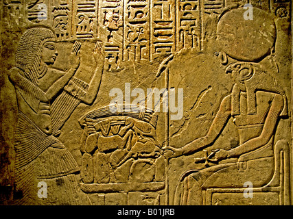General Horemheb war der letzte Pharao des alten Ägypten 18. Dynastie von 1319 v. Chr. bis späten 1292 v. Chr.. Stockfoto
