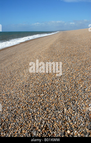 Steinen auf Chesil Beach Dorset Stockfoto