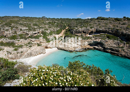 Es Calo des Marmols Strand. Mallorca-Island.Spain Stockfoto