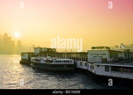 Alten Star Ferry Pier Hong Kong China Stockfoto