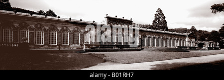 Margam Orangerie im Margam Park in Süd-Wales. Viele Hochzeiten statt hier, wie es ist ein wunderbares Gebäude in sehr gutem Zustand. Stockfoto