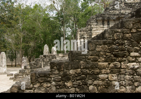 Maya-Ruinen Calakmul Stockfoto