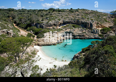 Cala Marmols Strand. Insel Mallorca. Spanien Stockfoto