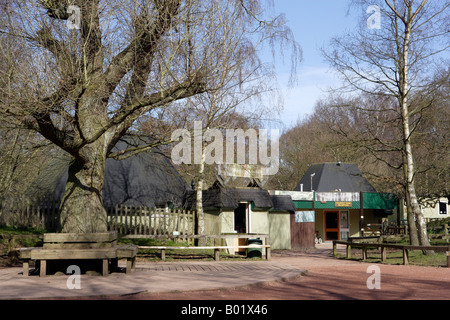 Sherwood Forest Visitor Centre Nottinghamshire Stockfoto