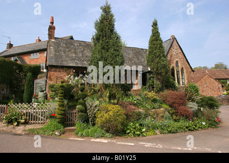 Somerset Combe Florey alten Schulhaus Stockfoto