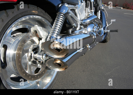 2008 Harley Davidson V-Rod-Motorrad-detail Stockfoto