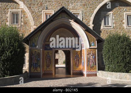 Das Heilige Kloster Panagia von Kykkos, Kykkos Kloster, Troodos, Zypern. Ein UNESCO-Weltkulturerbe Stockfoto