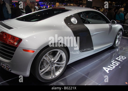 Audi R8. Chicago Auto Show 2008 Stockfoto