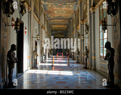 Die majestätischen Hallen der Großmeisterpalast in Valletta, Malta. Stockfoto