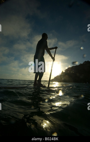 Paddel Surfen Stockfoto