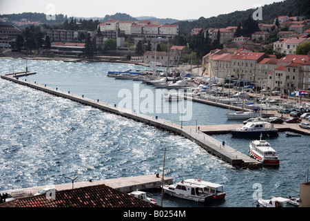 Korcula Marina Croatia Stockfoto