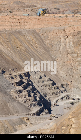 Sahuarita Arizona Asarco s Mission öffnen Grube Kupfer-Mine, die das Unternehmen bietet Führungen durch das Bergwerk und Mühle Stockfoto