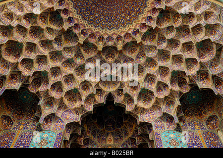 Eingang zum Imam-Moschee in Isfahan, Iran. Stockfoto