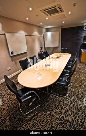 Innenaufnahme eines leeren Konferenz Zimmer in einem Hotel in Gateshead, Tyne and Wear, England Stockfoto