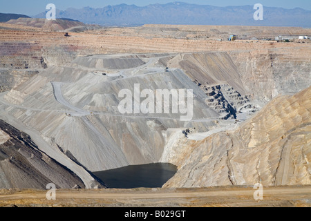 Sahuarita Arizona Asarco s Mission öffnen Grube Kupfer-Mine, die das Unternehmen bietet Führungen durch das Bergwerk und Mühle Stockfoto