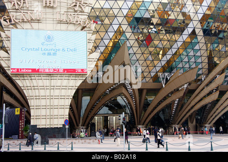 Lisboa Casino Eingang, Macau, China Stockfoto