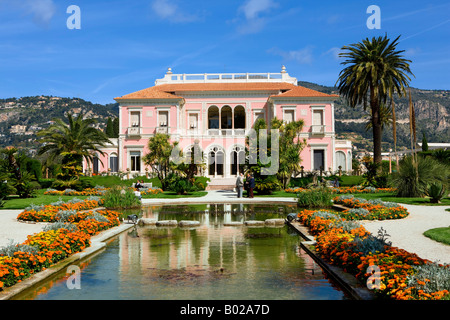 Villa Ephrussi-Rothschild bei Cap Ferrat Côte d ' Azur Frankreich Stockfoto