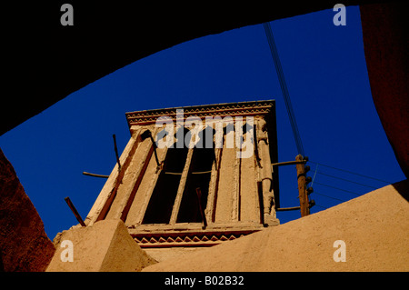 Traditional-Wind-Turm in der Stadt von Yazd, Iran Stockfoto