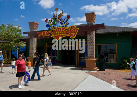 Team Mickey Maus Retail Store im Downtown Disney Marketplace in Orlando Florida USA Stockfoto