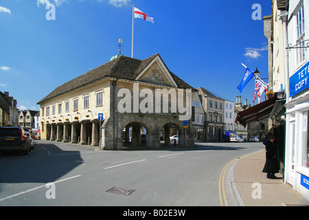 Die Markthalle in der Marktplatz Tetbury Gloucestershire UK Stockfoto