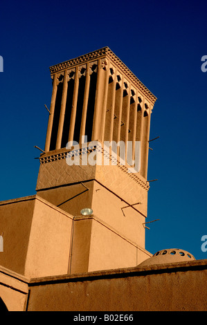 Traditional-Wind-Turm in der Stadt von Yazd, Iran Stockfoto