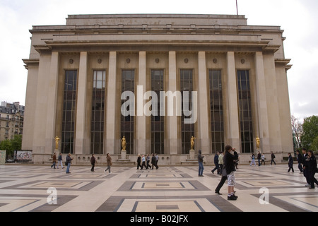 Chaillot Palace, Paris, Frankreich. Stockfoto