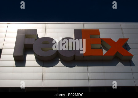 FedEx Sortieranlage auf der West Side von Manhattan in New York City Stockfoto