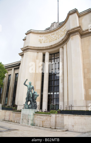 Chaillot Palace, Paris, Frankreich. Stockfoto