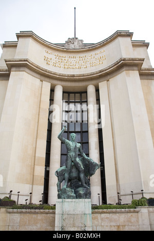 Chaillot Palace, Paris, Frankreich. Stockfoto