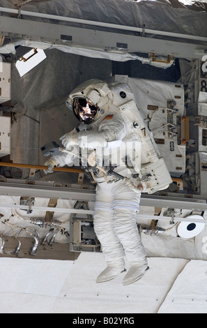 Astronaut Extravehicular Activity an. Stockfoto