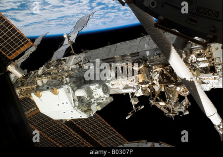 Astronaut Extravehicular Activity an. Stockfoto