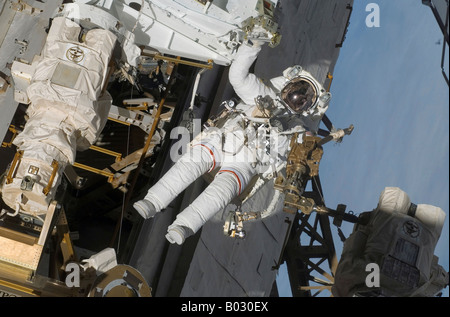 Astronaut Extravehicular Activity an. Stockfoto