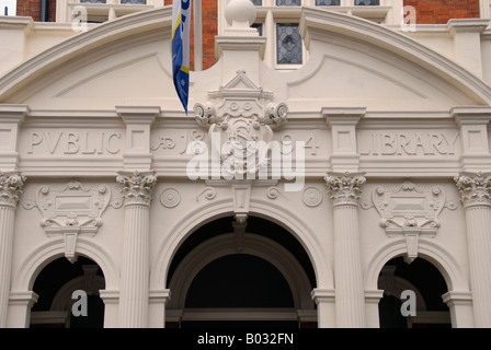 Mayfair Stadtbibliothek South Audley Street London Stockfoto