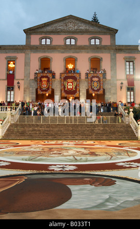 Orotava, La Alfombra (Teppich) De Corpus Christi Stockfoto