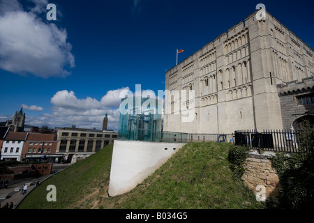 Norwich Schloss - Norfolk England Stockfoto