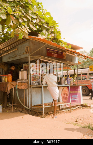 Laiju Palatty Ken Livingstone Coffe Shop, Boot Anlegestelle, Cochin, Kerala, Indien Stockfoto