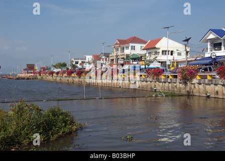 Waterfront See Phayao Chiang Rai Provinz Nord-Thailand Stockfoto